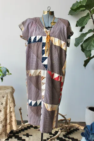 The Highlands Foundry Brown Heirloom Quilt Dress THF85