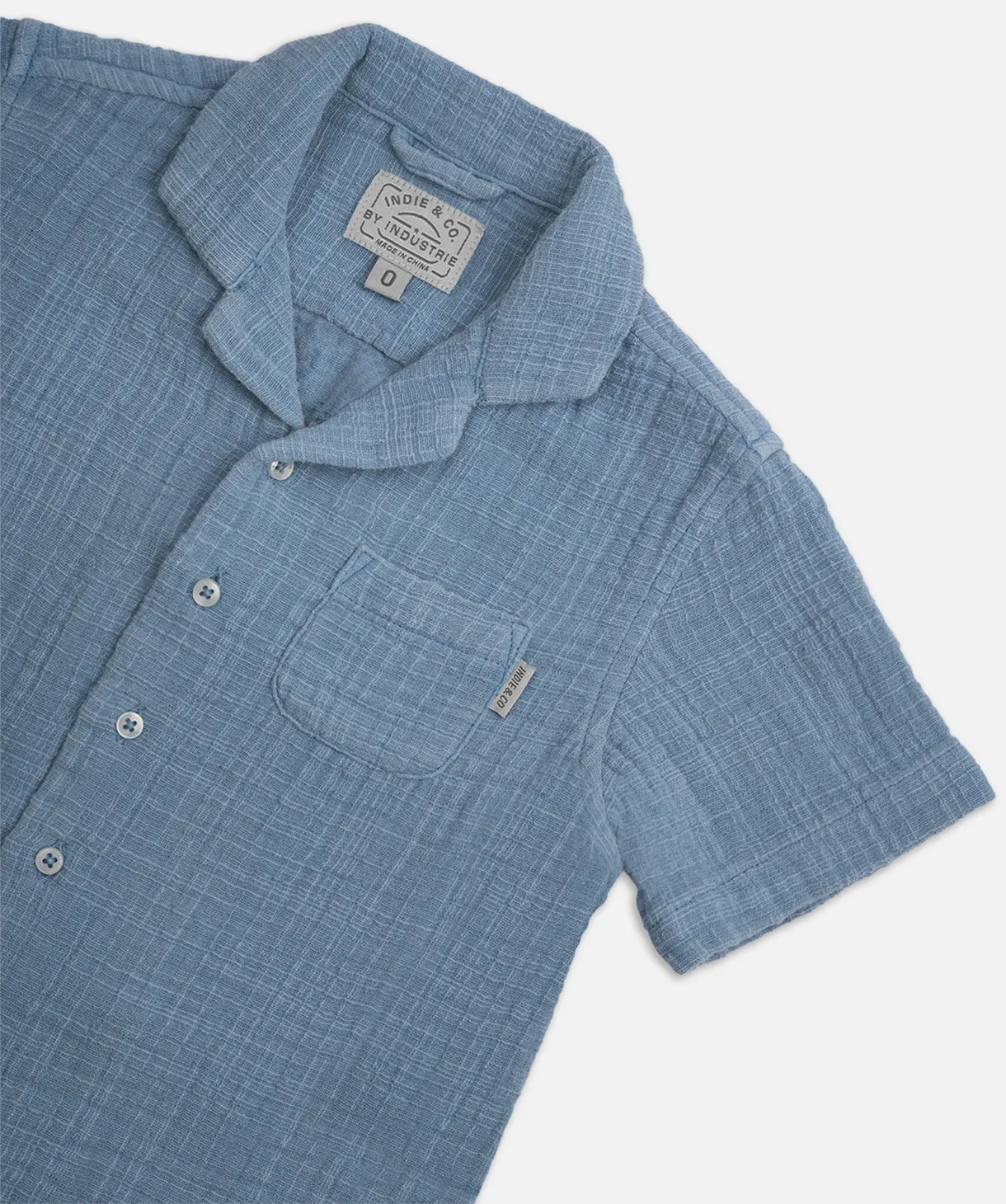 The Indie Seguro S/s Shirt - Light Chambray
