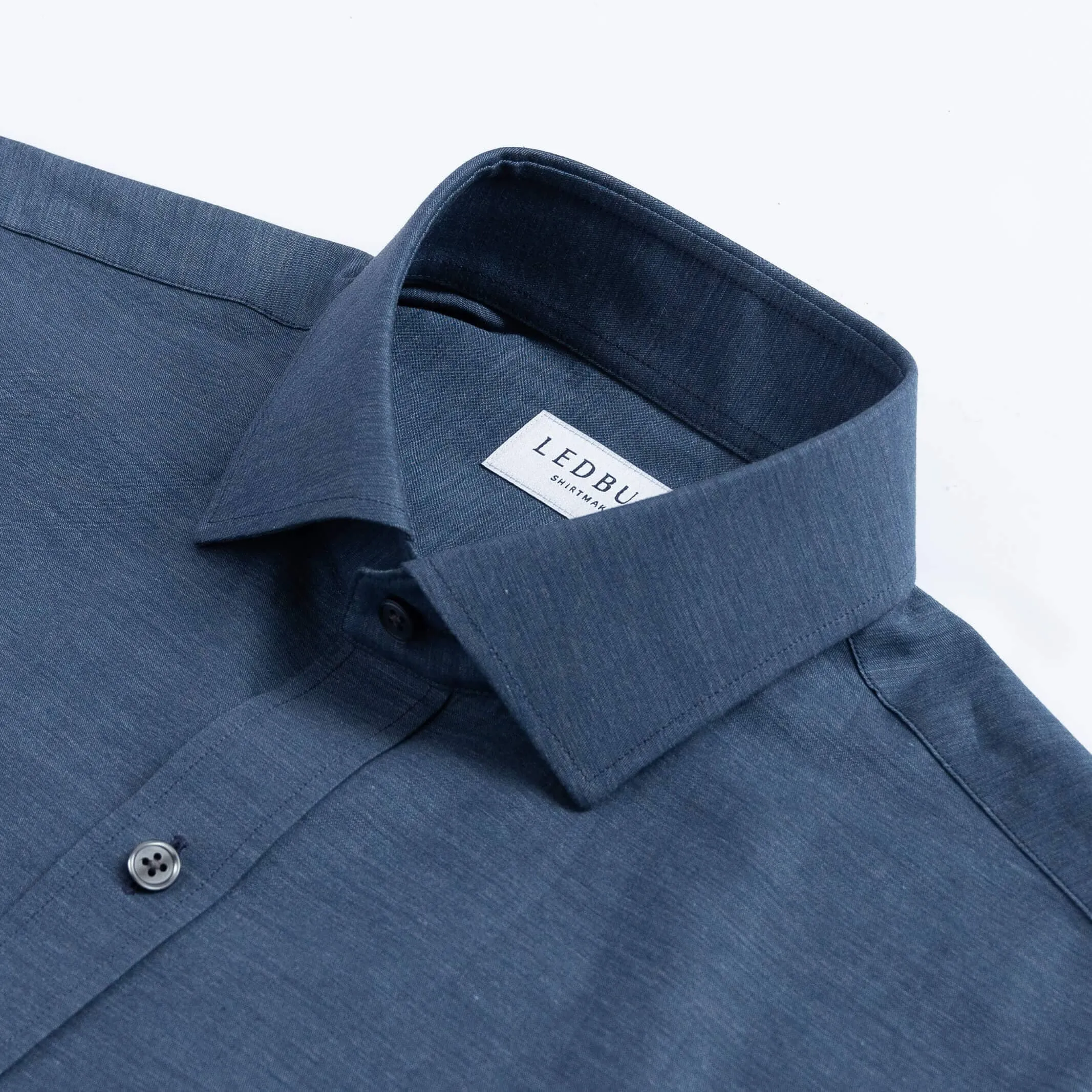 The Indigo Nelson Chambray Custom Shirt
