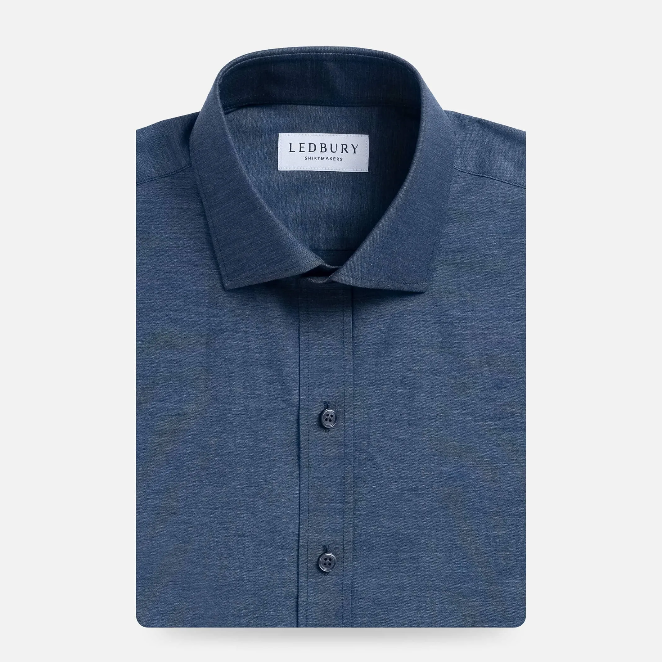 The Indigo Nelson Chambray Custom Shirt