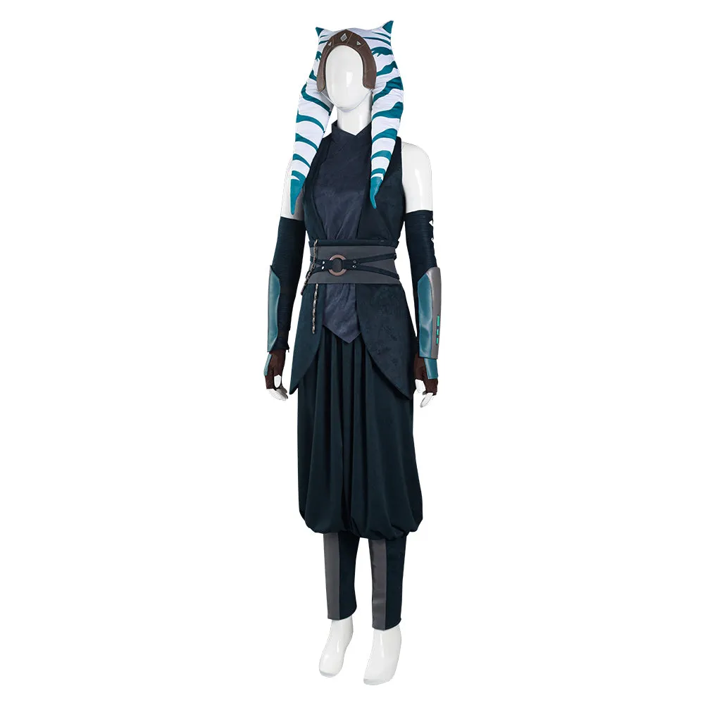 The Mando S2 Halloween Carnival Suit Ahsoka Tano Cosplay Costume Top Pants Outfits