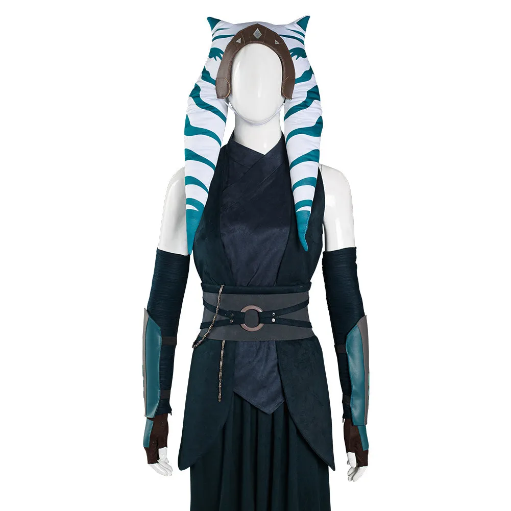The Mando S2 Halloween Carnival Suit Ahsoka Tano Cosplay Costume Top Pants Outfits