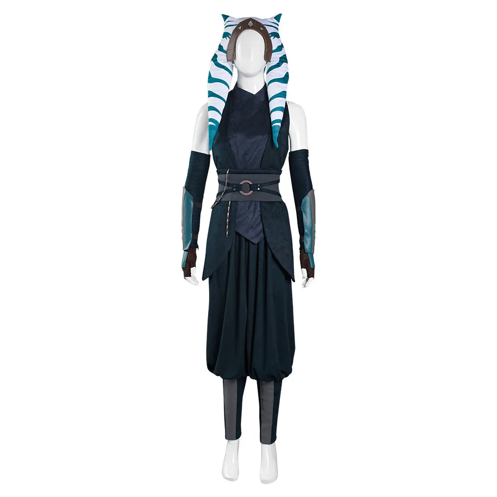 The Mando S2 Halloween Carnival Suit Ahsoka Tano Cosplay Costume Top Pants Outfits