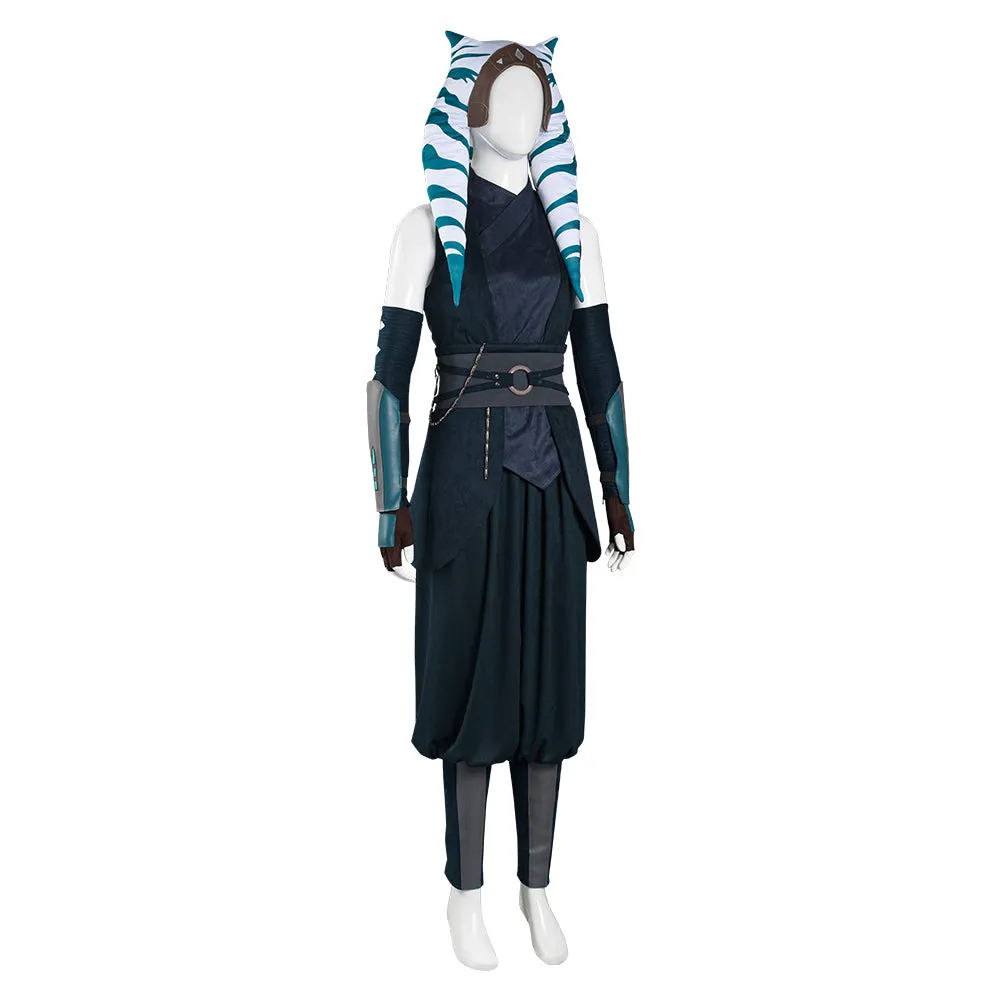 The Mando S2 Halloween Carnival Suit Ahsoka Tano Cosplay Costume Top Pants Outfits