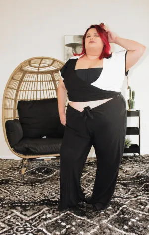 THE Melody  TIED SLIM PANT