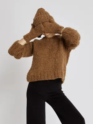 The Mire Mittens in Cashmere