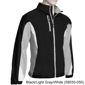 The Weather Apparel Company HiTech Performance Jacket 2XL Black/Light Gray/White (58035-0