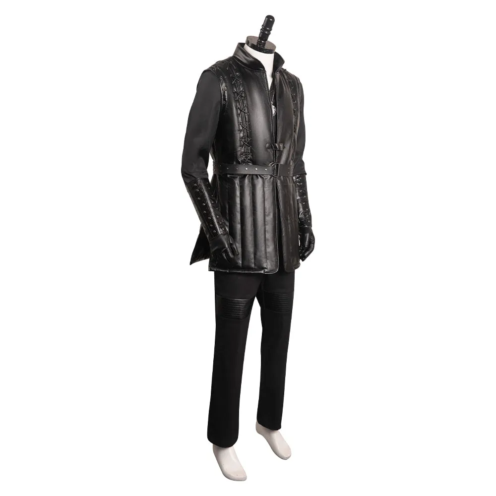 The Witcher Season 3  Geralt Cosplay Costume Outfits Halloween Carnival Party Disguise Suit