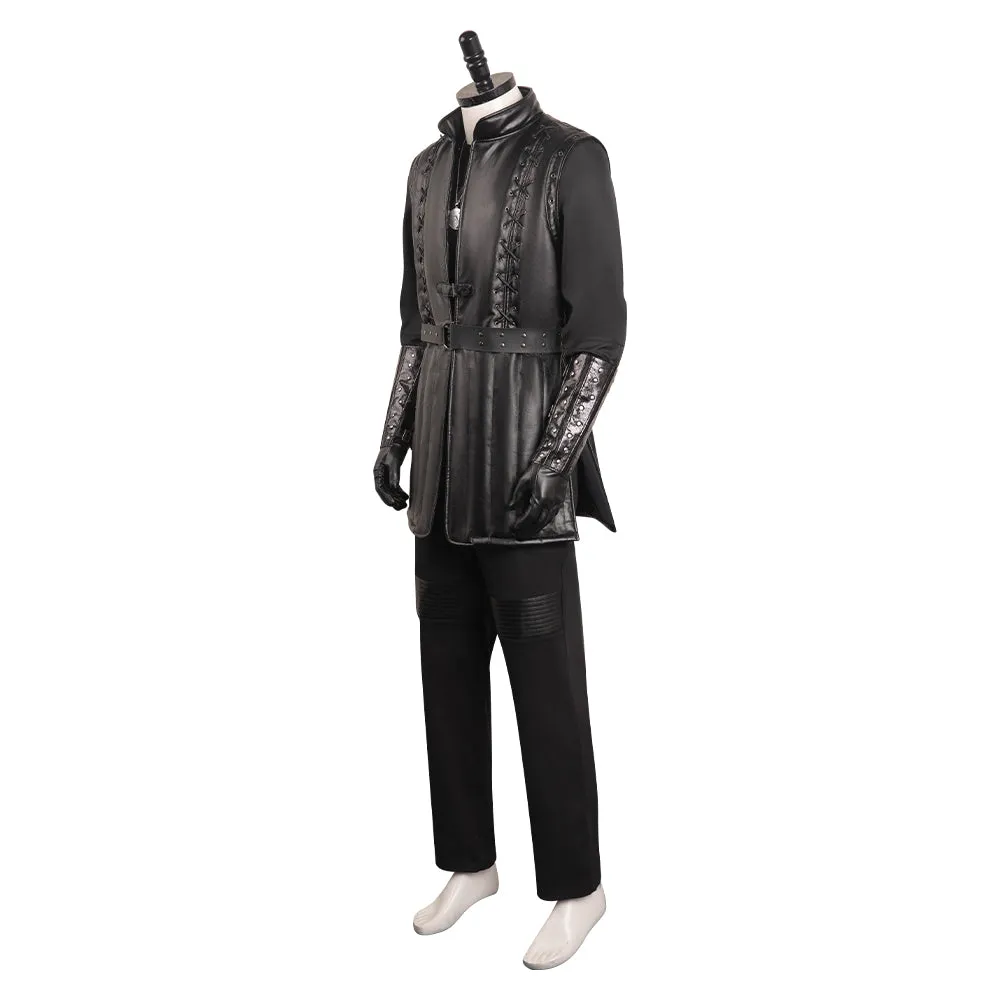 The Witcher Season 3  Geralt Cosplay Costume Outfits Halloween Carnival Party Disguise Suit
