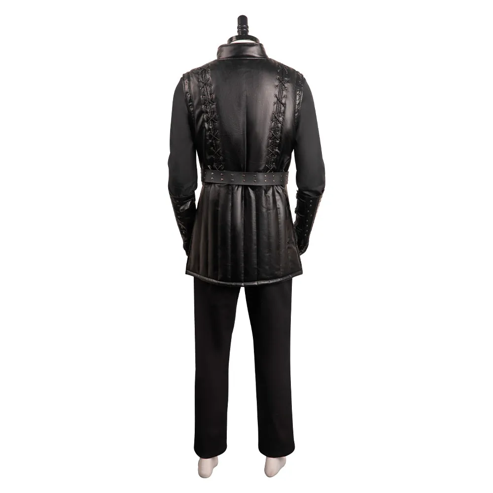 The Witcher Season 3  Geralt Cosplay Costume Outfits Halloween Carnival Party Disguise Suit