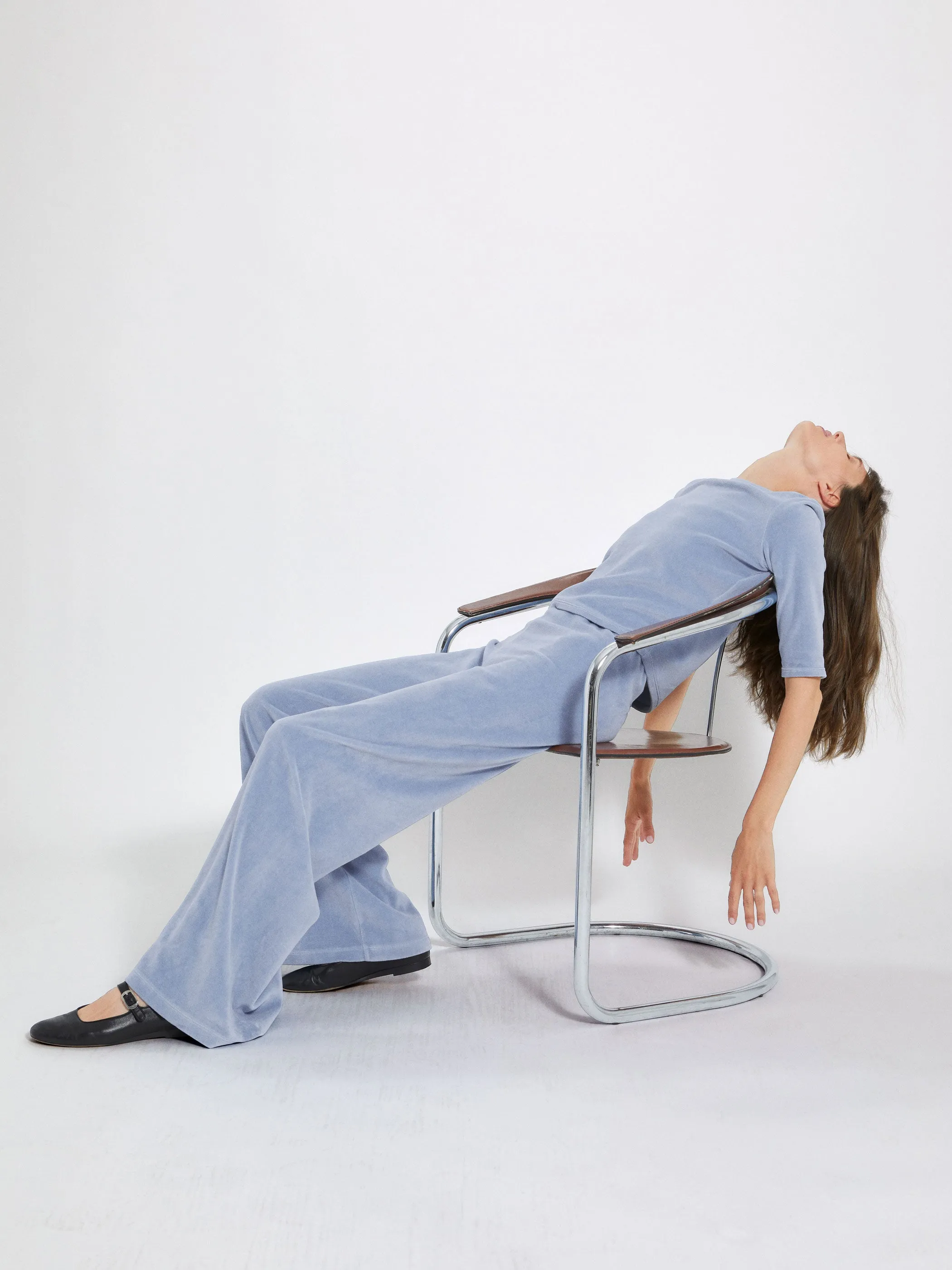 The Zephyra Flare Pants in Velour