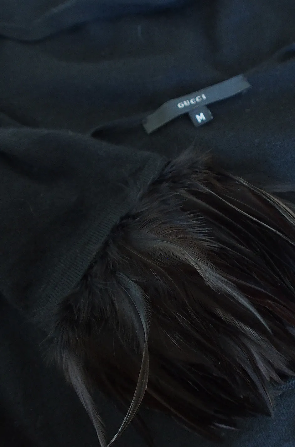 Tom Ford Era Gucci Cashmere & Feather Sweater