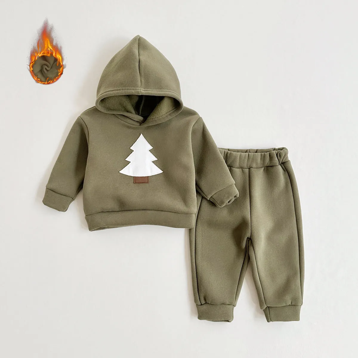 TREE Hooded Pajamas Set