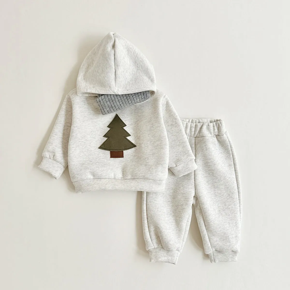 TREE Hooded Pajamas Set