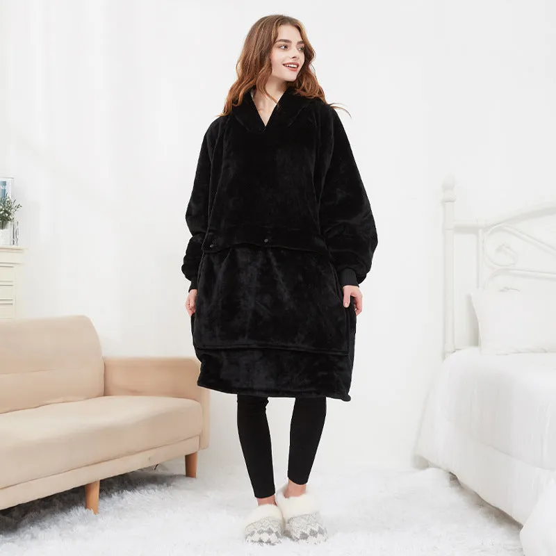 USB Electric Heating Hooded Blanket