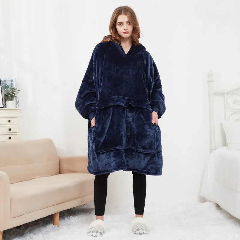 USB Electric Heating Hooded Blanket