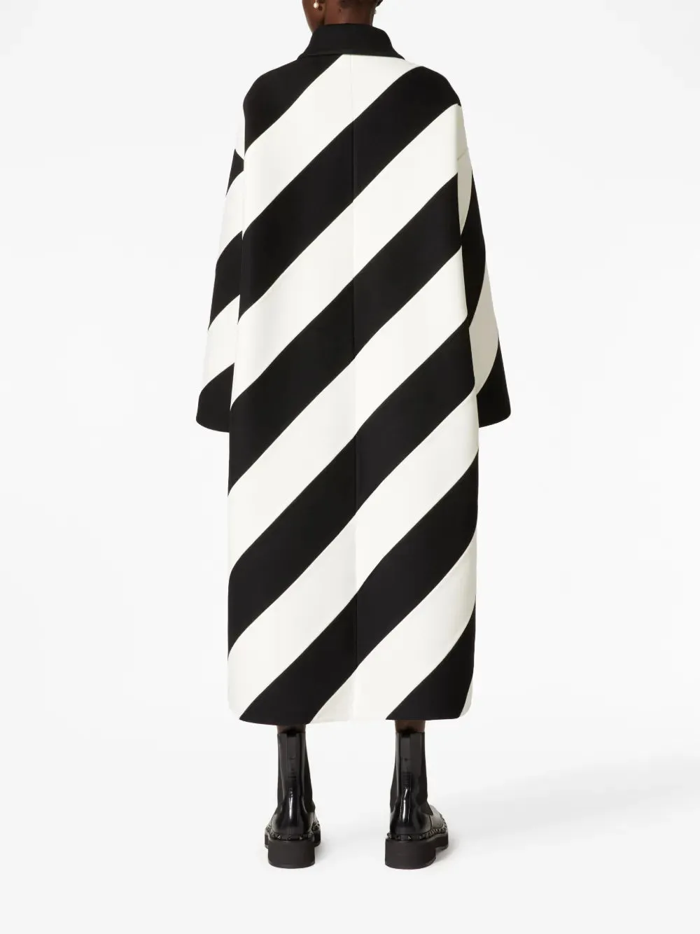 Valentino Compact Strhype Single-Breasted Coat