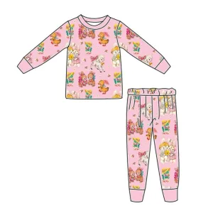 VINTAGE EASTER BUNNY PAJAMAS - PINK - PREORDER