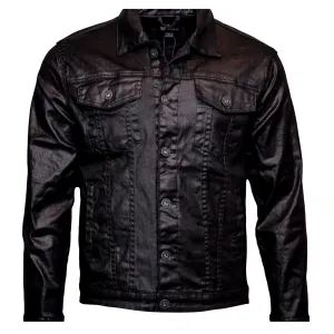 WaiMea Men Twill Wax Jacket (Black)
