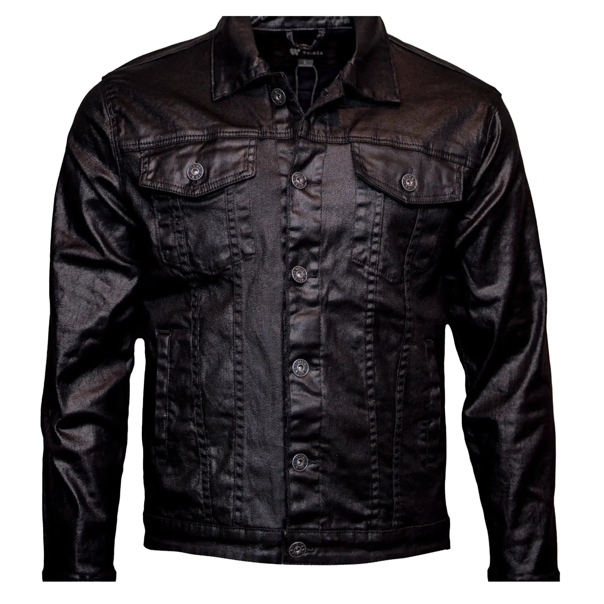 WaiMea Men Twill Wax Jacket (Black)