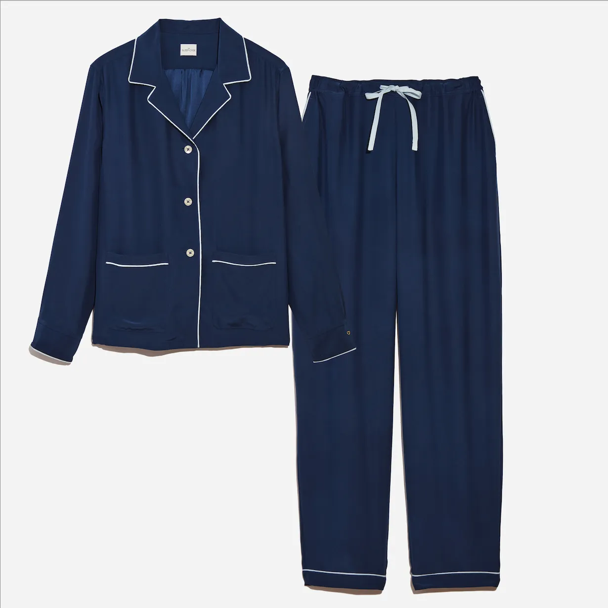 Washable Silk Long PJ Set