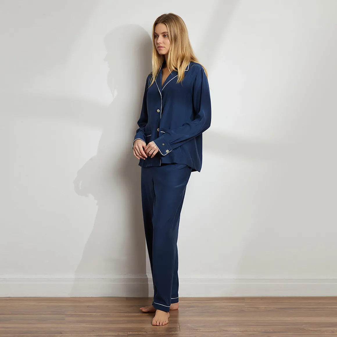 Washable Silk Long PJ Set