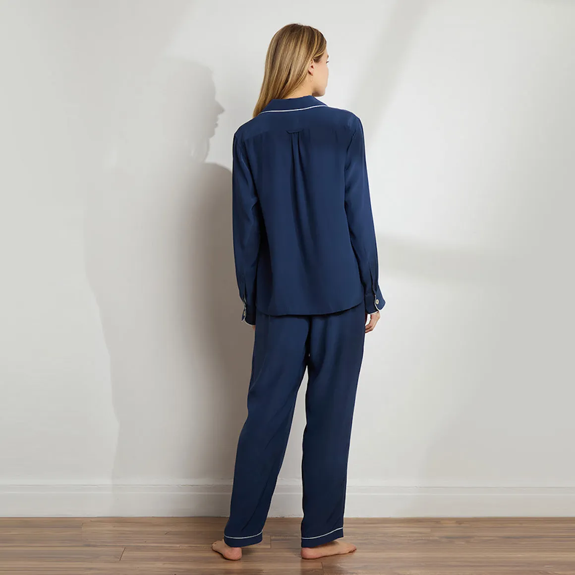 Washable Silk Long PJ Set