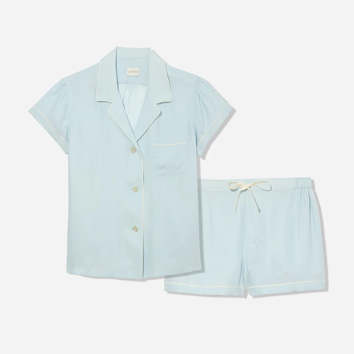 Washable Silk Short PJ Set