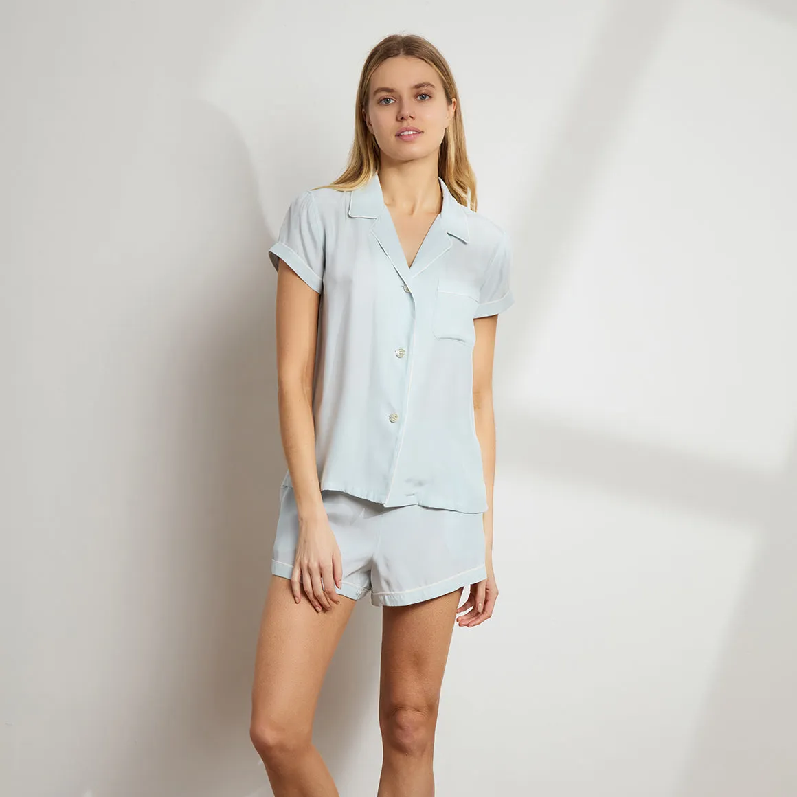 Washable Silk Short PJ Set