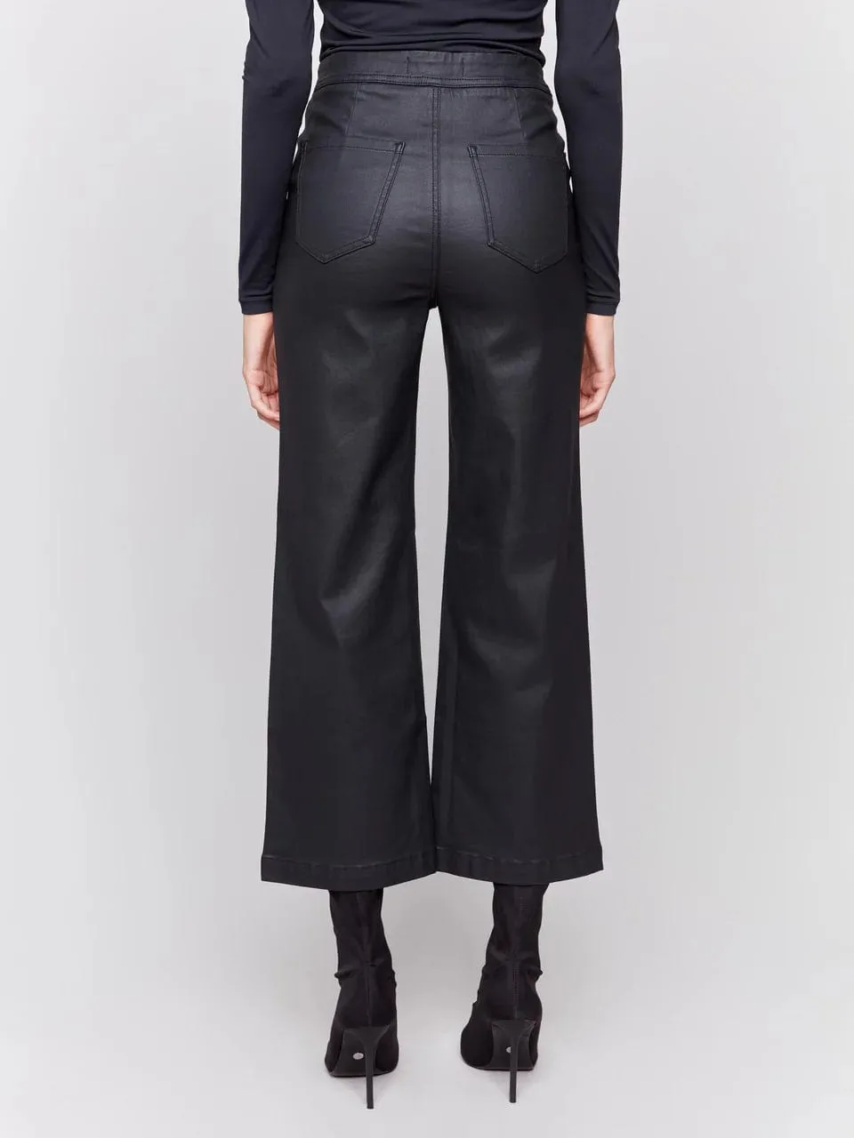 Wax Twill Black Pant