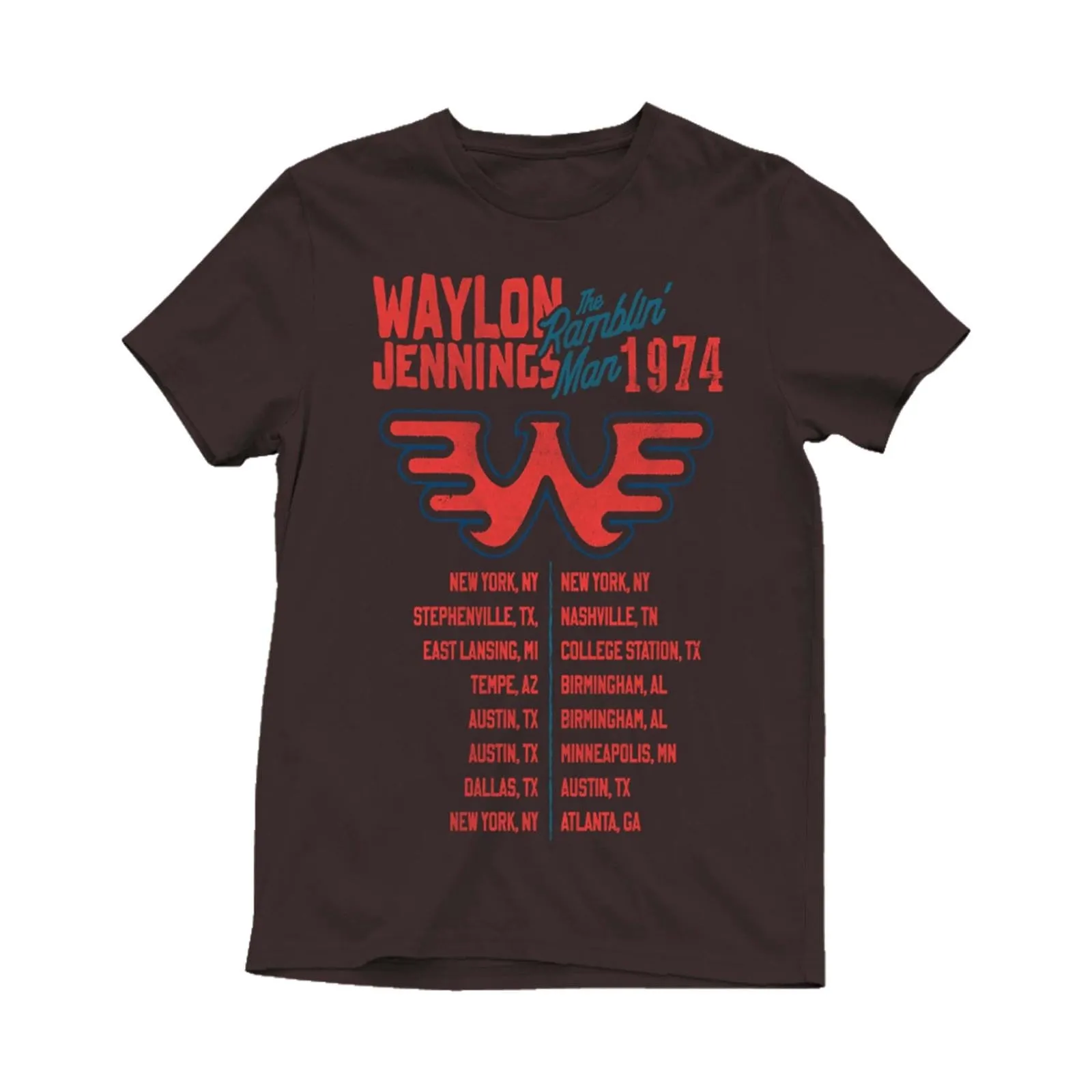 WAYLON JENNINGS WRANGLER GRAPHIC TEE