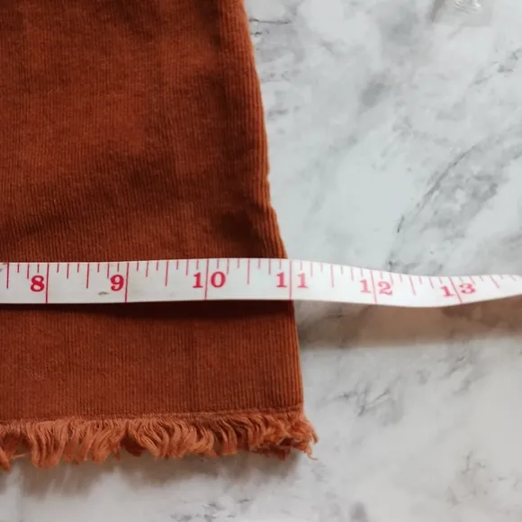 We the free x free people brown courduroy flare pants size 29 waist boho