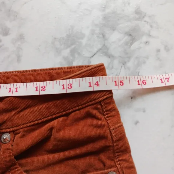 We the free x free people brown courduroy flare pants size 29 waist boho