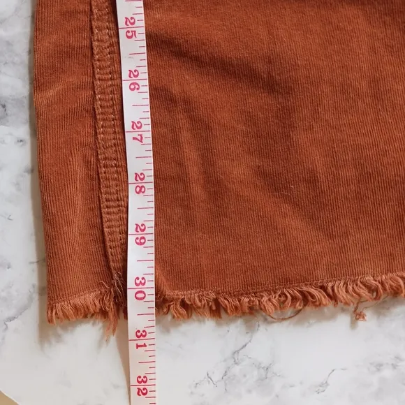 We the free x free people brown courduroy flare pants size 29 waist boho
