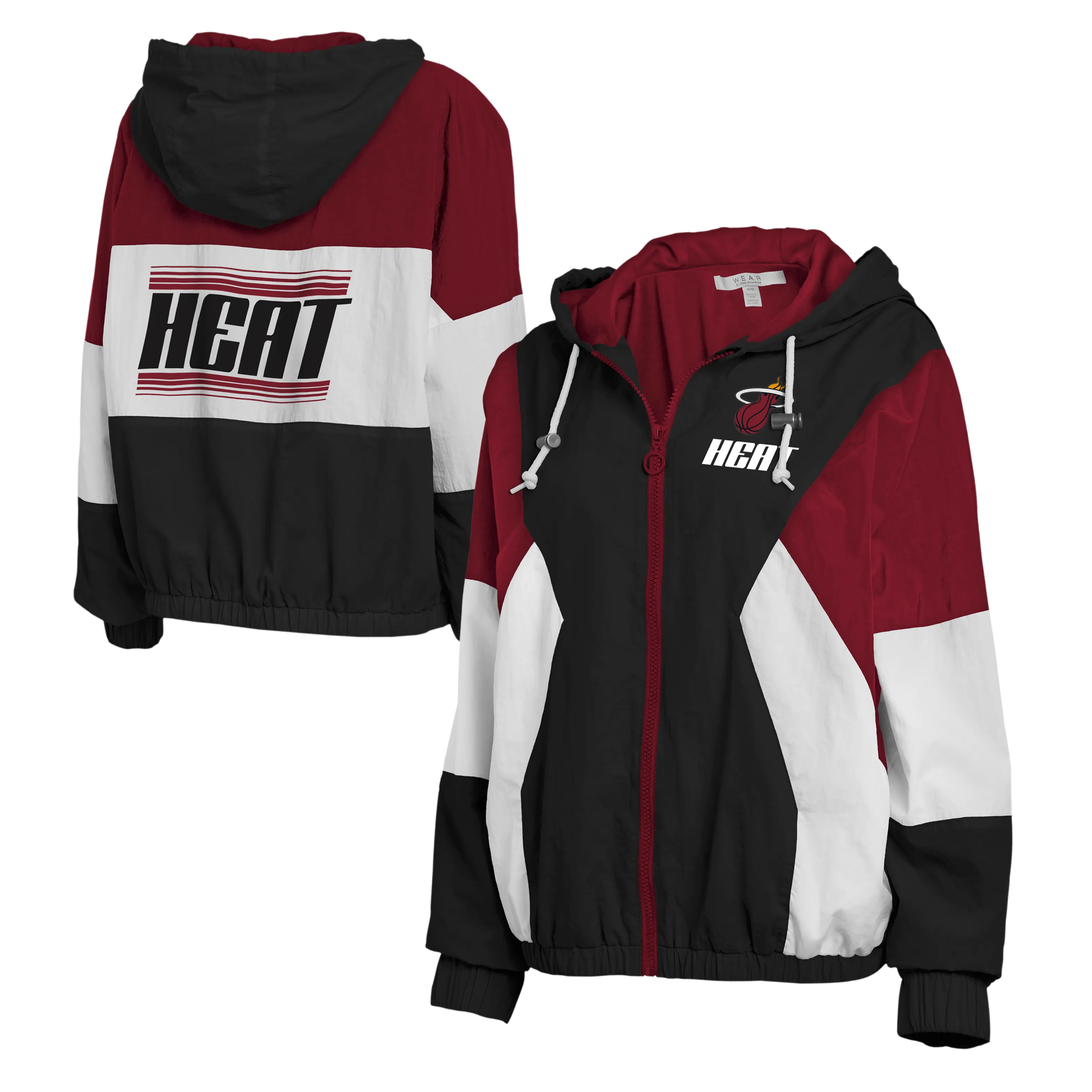 Wear Miami HEAT Color Block Women's Windbreaker