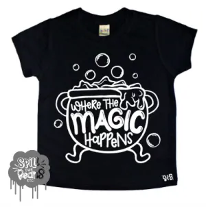 Where The Magic Happens Kids Tee