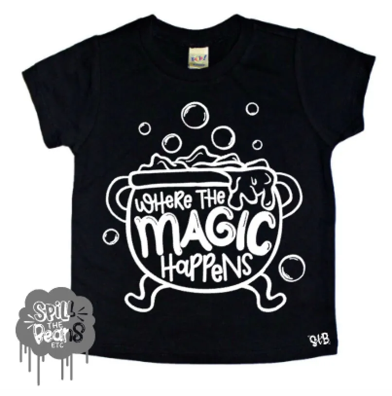 Where The Magic Happens Kids Tee