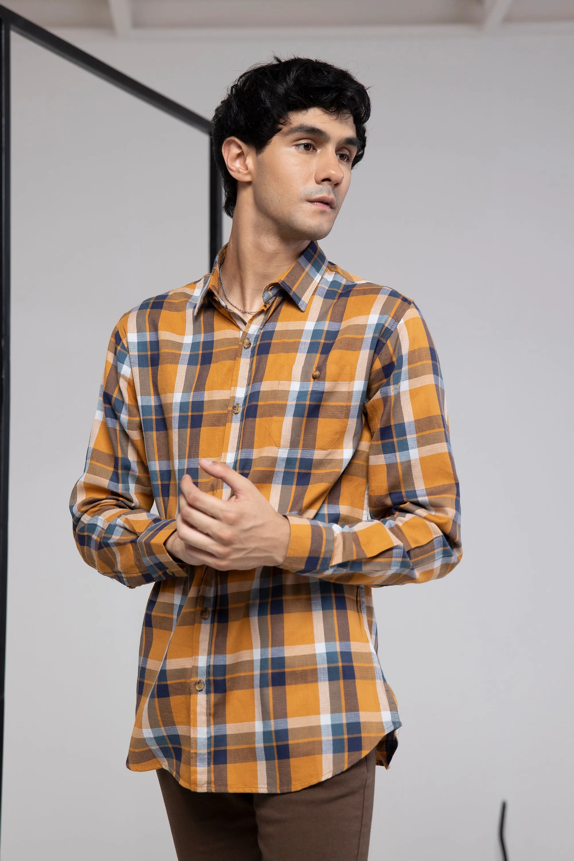 Wide Checkered Shirt