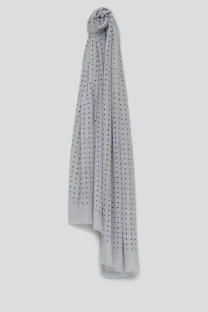Wispy Hanover Scarf - Flannel Navy