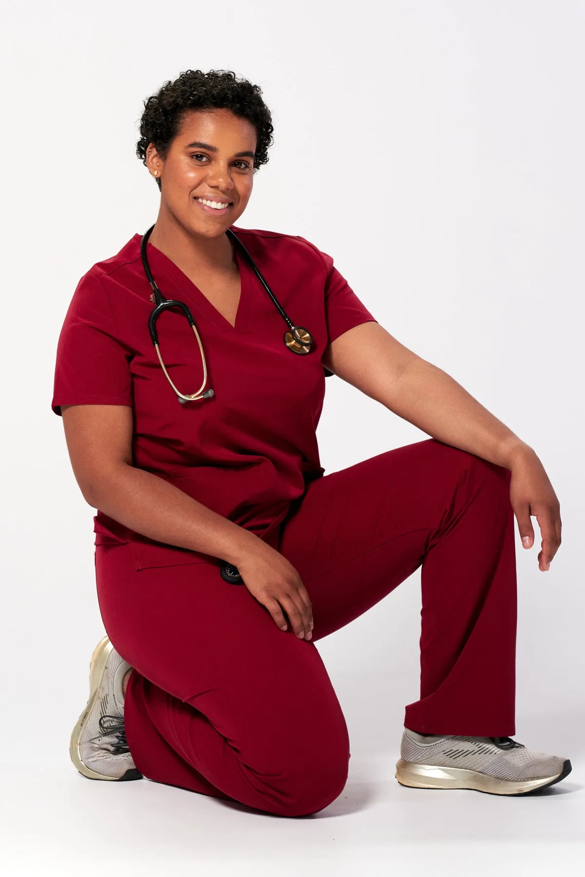 Women's Essential Straight-Cut Scrub Pants