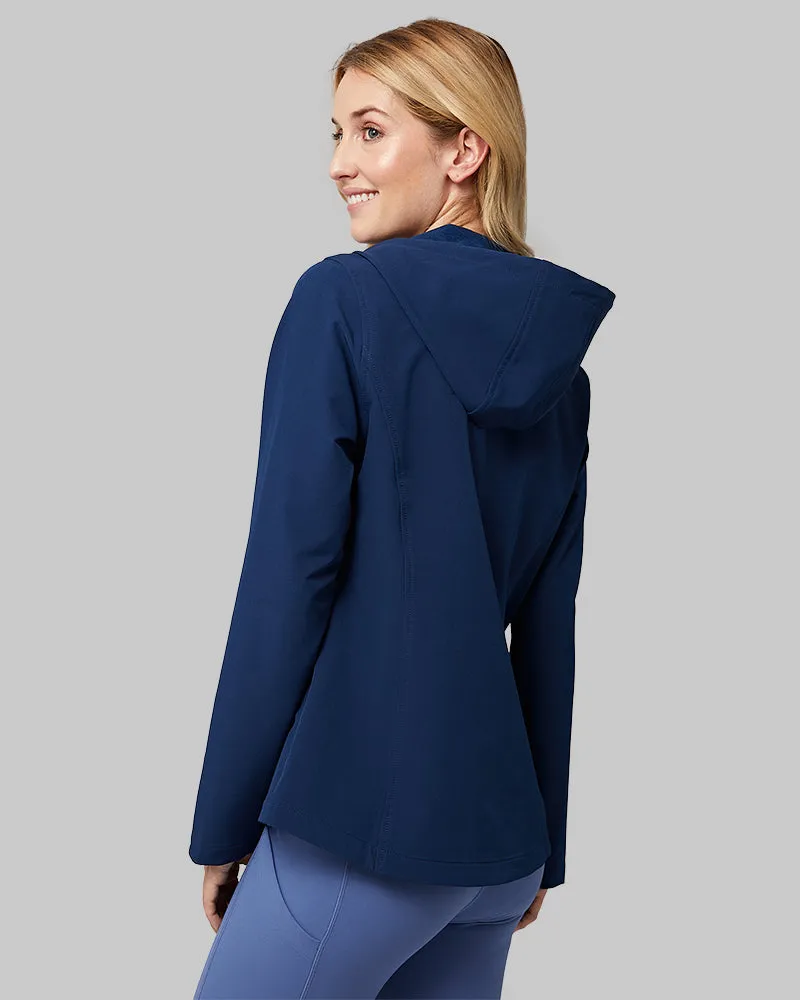 WOMEN'S HOODED WINDBREAKER JACKET