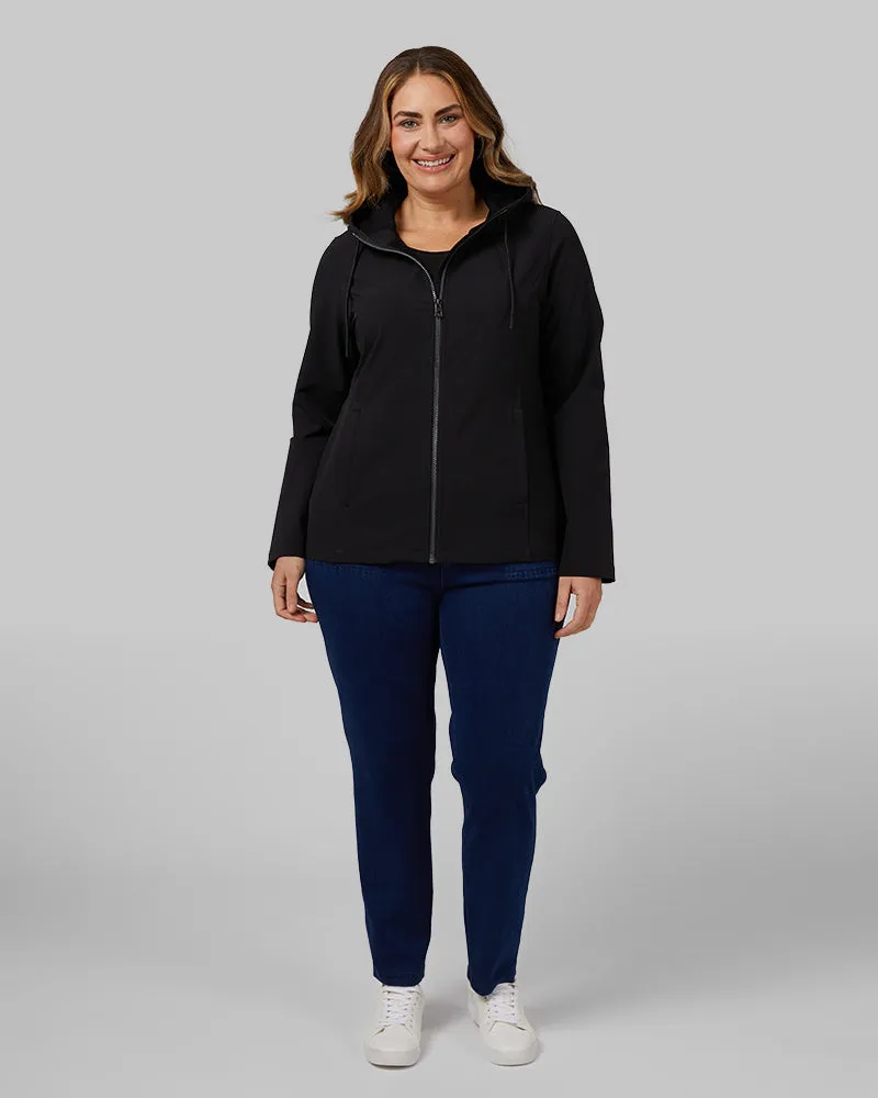 WOMEN'S HOODED WINDBREAKER JACKET