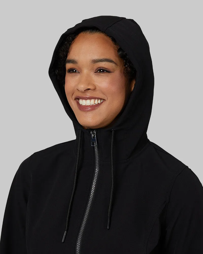 WOMEN'S HOODED WINDBREAKER JACKET