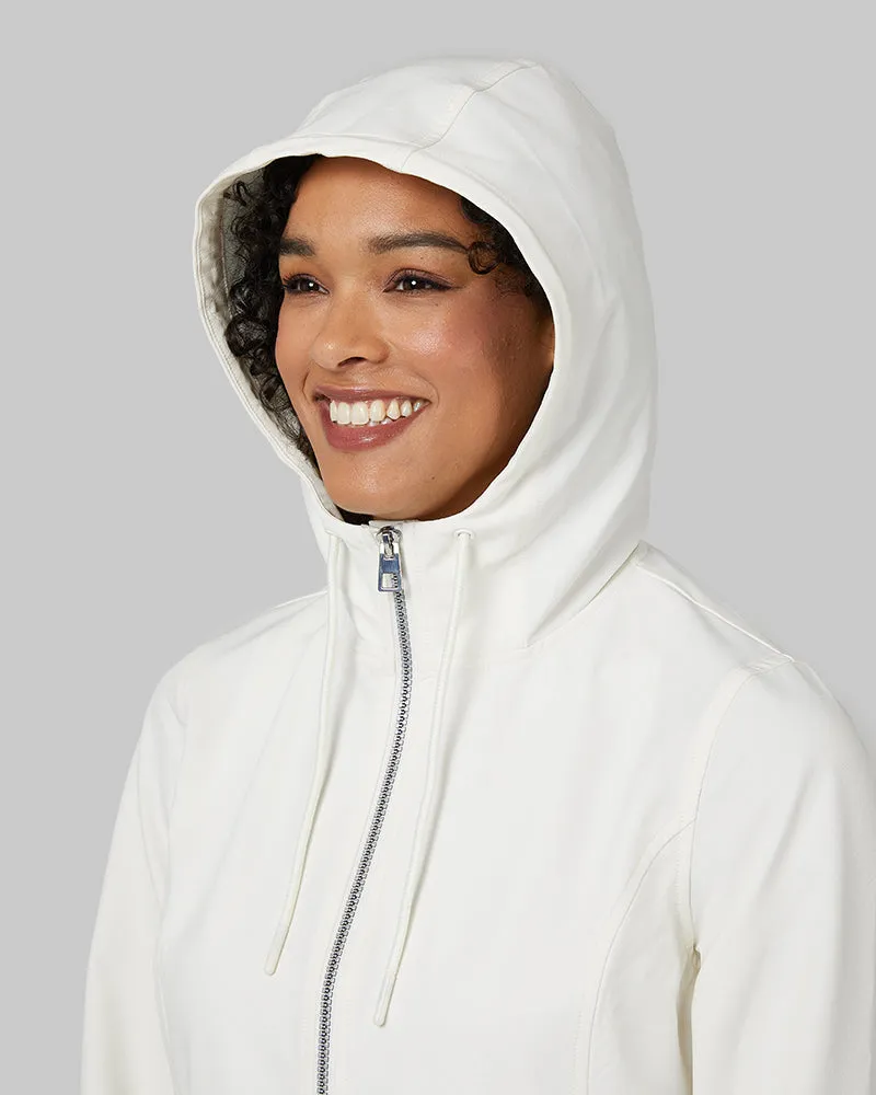 WOMEN'S HOODED WINDBREAKER JACKET