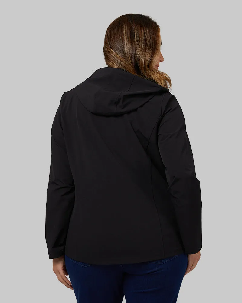 WOMEN'S HOODED WINDBREAKER JACKET