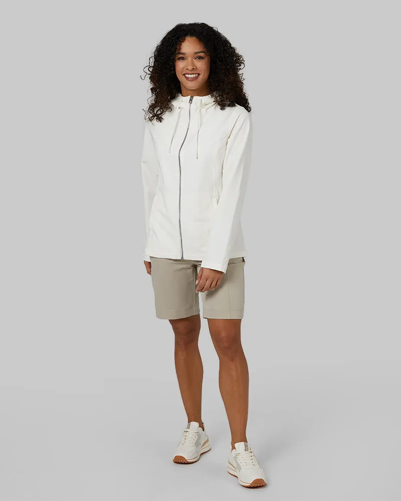 WOMEN'S HOODED WINDBREAKER JACKET