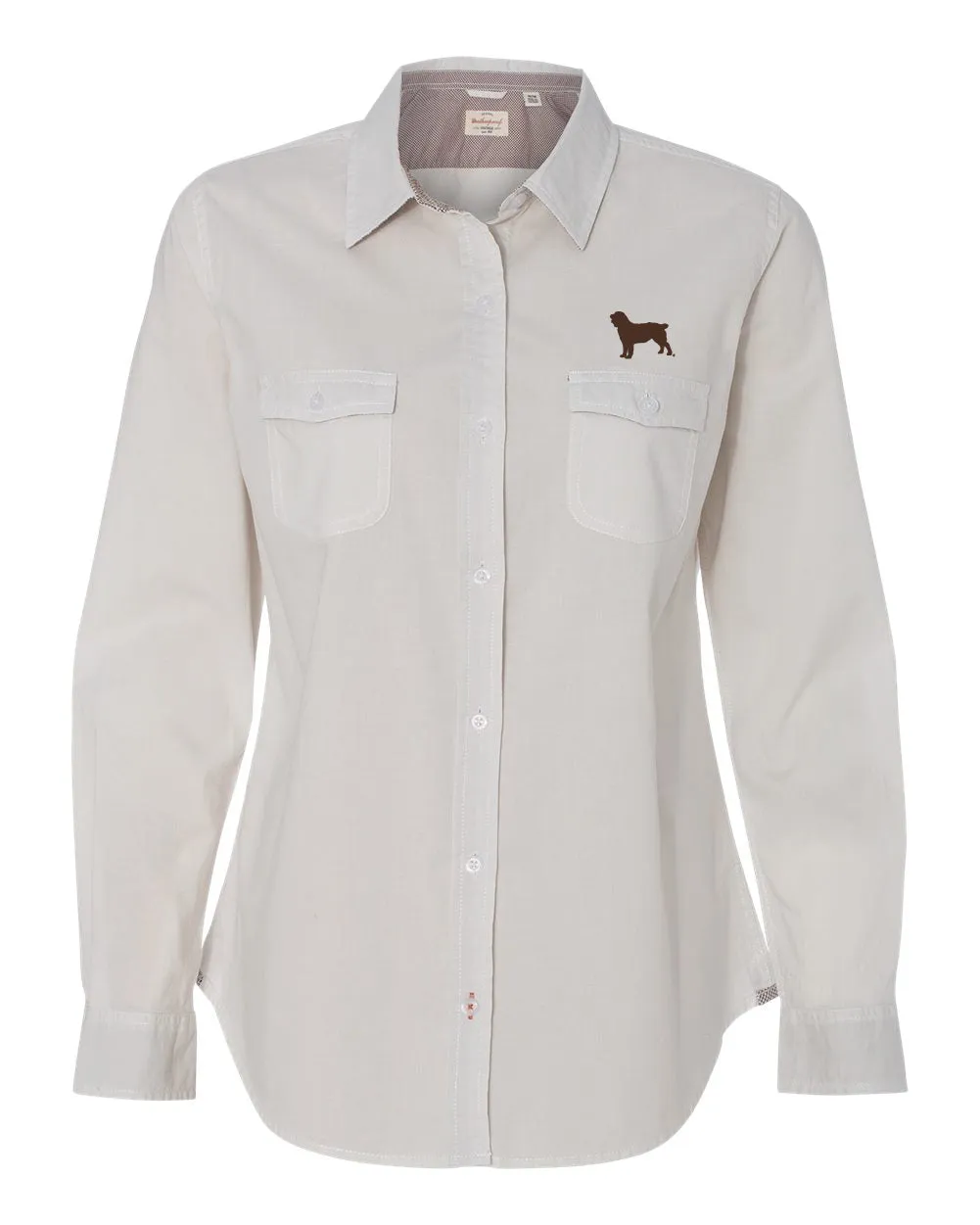 Women's Vintage Chambray Long Sleeve Shirt
