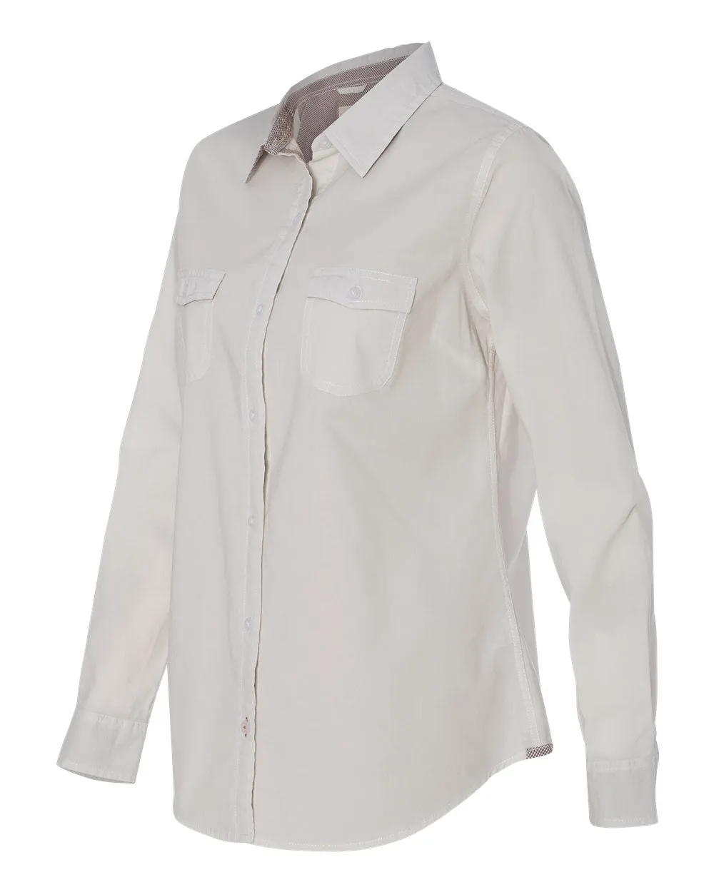 Women's Vintage Chambray Long Sleeve Shirt