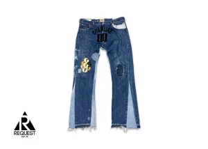 x Migos For Culture III Flare Denim "Stone"