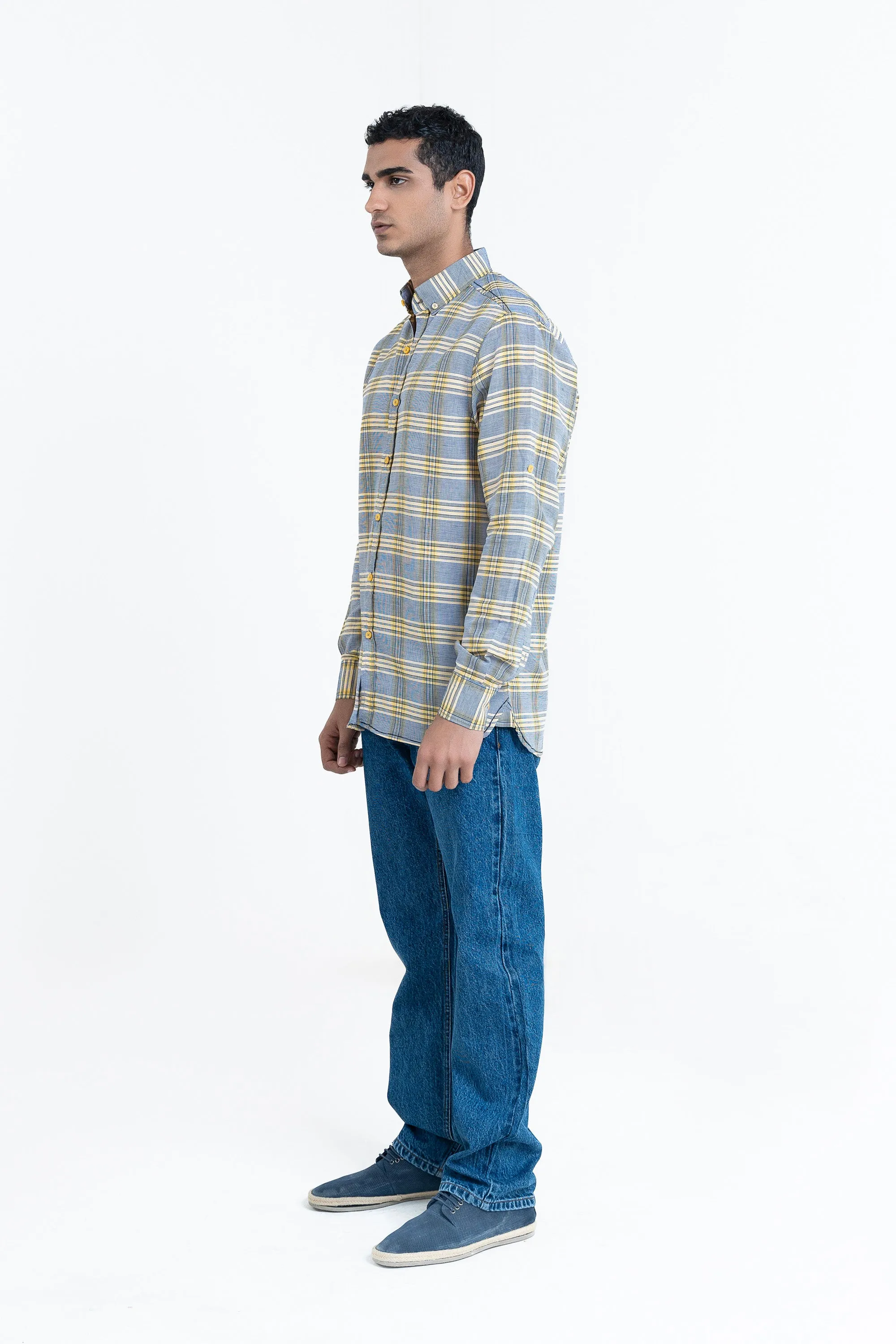 Yellow Casual Shirt